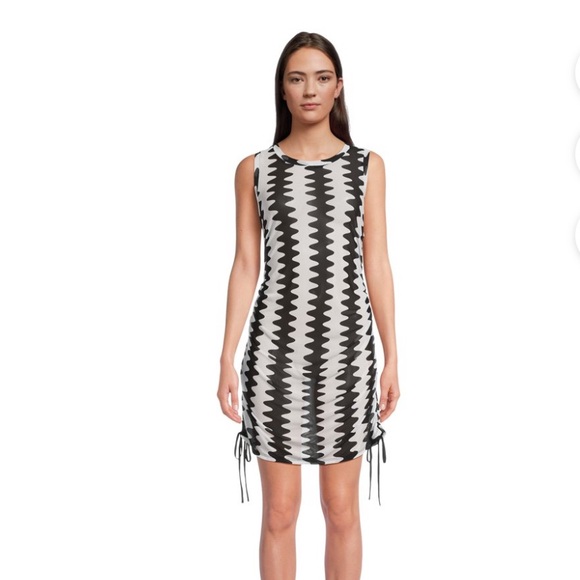 ๐ Mesh Coverup Dress abstract - Picture 10 of 12